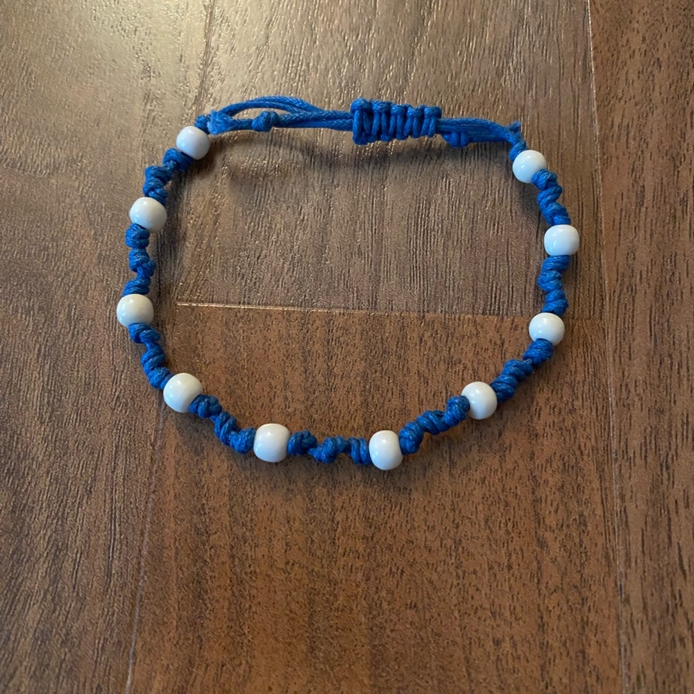Boden fabric and bead bracelet